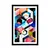 Plakat s paspartujem abstraktna geometrija - 20x30 no frame