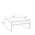 Hanah Home Klub sto Shp-640-Dd-1, 90x42x90 cm, Beli