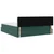 Krevet s od storage s madracem Tamnozelena 100 x 200 cm