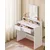 Songmics Toaletna mizica, 80x40x140 cm, bela