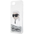 Karl Lagerfeld iPhone 7 / 8 / SE 2020 / 2022 silver hardcase Glitter Karl Head (KLHCI8LNKHCH)