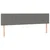 Vidaxl Box spring postelja z vzmetnico temno siva 180x200 cm blago