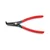 Knipex Precizna kriva klešta za spoljašnje sigurnosne prstenove sa graničnikom 210mm 49 41 A31