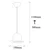 Conceptum Hypnose Luster Fötr Sivani-MR-332, 19 cm, E27