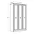 Hanah home Ormar 103x185x52cm Beli