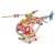 Drevená stavebnica helikoptéra Constructor Helicopter Eichhorn 5 modelov (helikoptéra, stíhačka, loď, remorkér, hydroplán) 225 dielov od 6 rokov EH39098