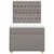 vidaXL vidaXL Box spring postelja z vzmetnico taupe 100x200 cm blago, (21291848)