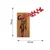 Wallity Zidna dekoracija Banksy - 16, 99 x 34 cm,  Smeđa
