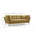 ATELIER DEL SOFA Sofa trosed Mapa Greenish Yellow