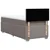 Vidaxl Box spring postelja z vzmetnico taupe 80x200 cm blago