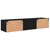Drveni ormar s ladicama Crna 150 x 39 x 30 cm Konstruirano drvo
