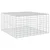 Gabion z žico 5 mm in mrežo 5x10 cm 100x100x50 cm