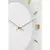 Meblo Trade Zidni sat Leonardo White/Gold 40.5x40.5x4.5 cm