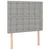 Vidaxl Box spring postelja z vzmetnico svetlo siv 100x200 cm blago