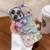 Futrola za telefon Maska Painting Flower za iPhone 15 crvena