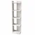 Hanah Home polica za knjige Aura, 37,8 cm, bela