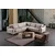 ATELIER DEL SOFA Ugaona sofa-krevet Aqua Corner (L3 + C + 2R)