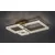 Rabalux LED Luster Amilia, 22W, DIP Switch, 47x47cm, Zlatne boje