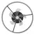 Eglo 35193 - LED RGBW prigušiva stropni ventilator MALINSKA LED/36W/230V crna + daljinski upravljač