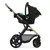 Kinderkraft Kolica za bebe 3u1 Moov 2, Crna