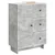 Kreveta Betonska siva 66 x 34,5 x 90 cm Konstruirano drvo