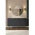 Hanah Home komoda Ayshe 150, 150 cm, antracit / zlatna