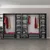 Hanah home Ormar Kale 315x190x52cm Crni