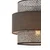 Opviq Luster Cascade, 30x30cm, Braon-crni