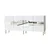 Hanah Home Komoda Milan 180x80x40cm Belo-Zlatna