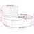 Vidaxl Box spring postelja z vzmetnico LED črna 140x190 cm blago