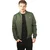 Diamond Quilt Nylon Jacket Olive