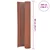 Vidaxl Dvostranska vrtna ograja PVC 90x500 cm rjava