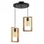 OPVIQ Luster Rectangle Double B Glass