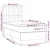Vidaxl Box spring postelja z vzmetnico temno rjava 80x200 cm blago