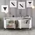 Hanah Home Komoda Milan 160 160x78x35cm Bela