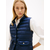 TOMMY HILFIGER Brezrokavnik temno modra