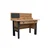 HANAH HOME Radni sto Valerin Atlantic Pine Anthracite