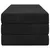 Sofa na razvlačenje 140 x 67 x 45 cm Crna
