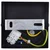 Stropni reflektor Crna 13 x 13 x 26 cm Staklo i Metal