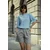 Innovation X Oversized Majica Unisex - Plava