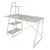 Hanah Home Radni sto Admira, 120x120x60 cm, Beli