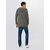 INDICODE JEANS Pletena jopa Graham, siva
