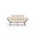 Atelier del Sofa Dvosed na razvlačenje Viper 2, Bež