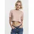 Womens Short Oversized T-Shirt Light Roses