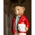 Dekorativna figura Moulin, 15cm, Crvena