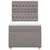 Vidaxl Box spring postelja z vzmetnico taupe 90x200 cm blago