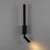 Brilagi - LED zidno spot svetlo VIXON LED/3W/230V + LED/5W crna CRI 90