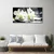 tulup.si Slika na steklu Stones orhideje 120x60 cm 2 obešalnika