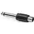NEDIS CAGB23935BK Audio Adapter, 6.35mm, RCA ženski