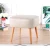 Atelier del Sofa Tabure 45x43x45cm, Krem